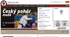 Desktop Screenshot of czechjudo.org
